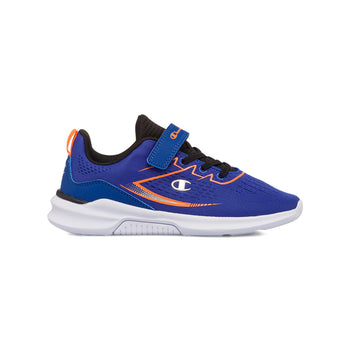 Scarpe da ginnastica blu da bambino con dettagli arancioni Champion Nimble B PS, Brand, SKU s341000318, Immagine 0